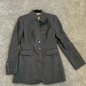 Peruvian Connection Brown Jacket with Patterned Lining